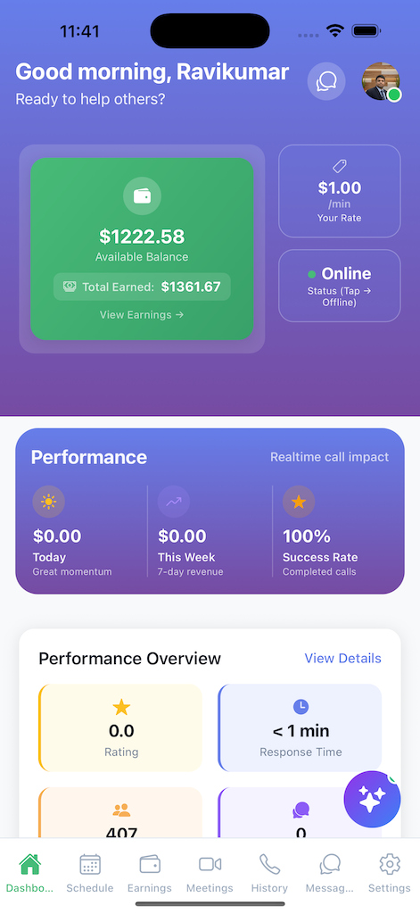 Expert Dashboard